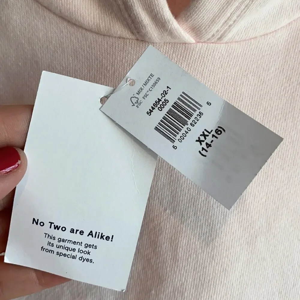 Gap KIDS Pink Dip Dye hooded sweatshirt XXL